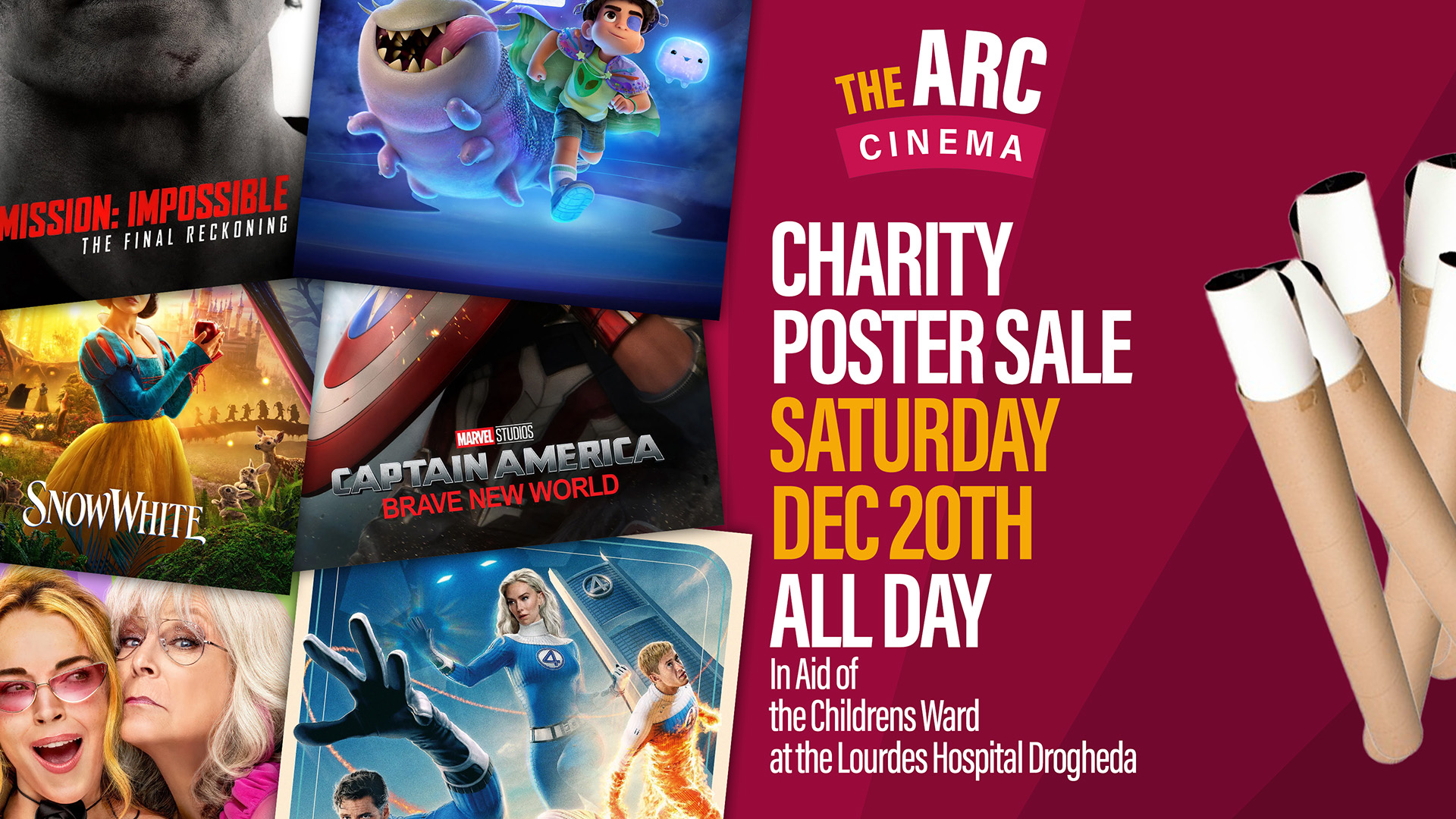 CHarity Poster Sale - in aid of The Lourdes Hospital Childrens Ward 